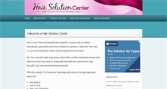 Desktop Screenshot of hairsolutioncenter.com
